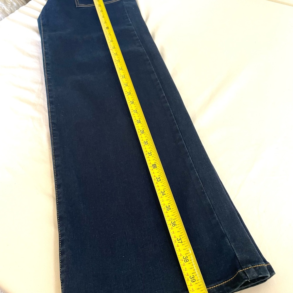 Michael Kors‎ Dark Blue wide Leg Jeans - Picture 6 of 9
